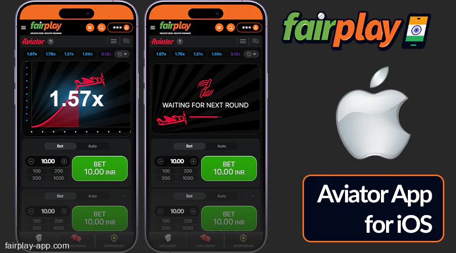 Play Fairplay Aviator on iOS