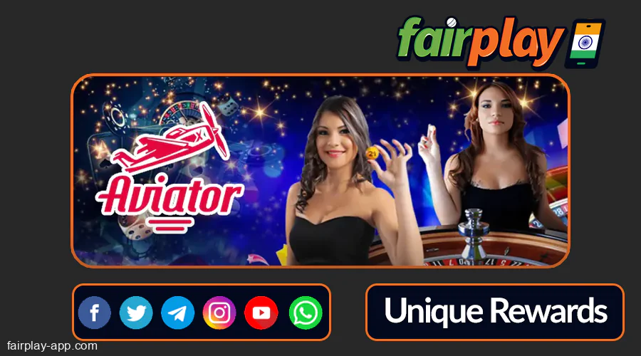 Aviator game bonuses at Fairplay IN app