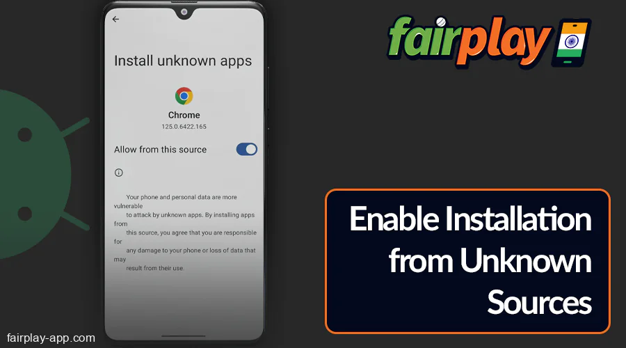 Confirm installation of Fairplay IN