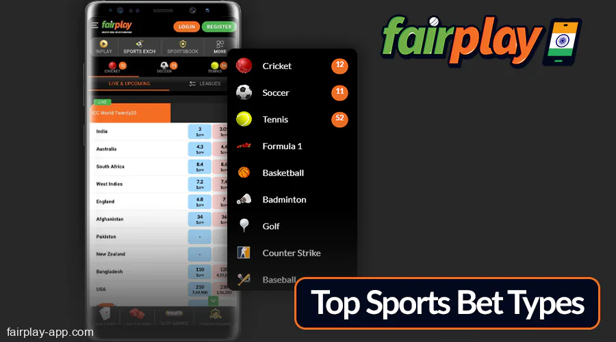 Sports at Fairplay India App