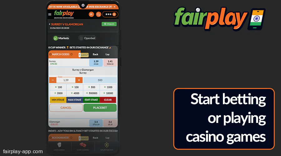 Place your bet at Fairplay IN